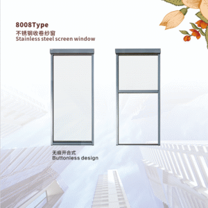 8008 TYPE SCREEN WINDOWS AND SCREEN DOORS